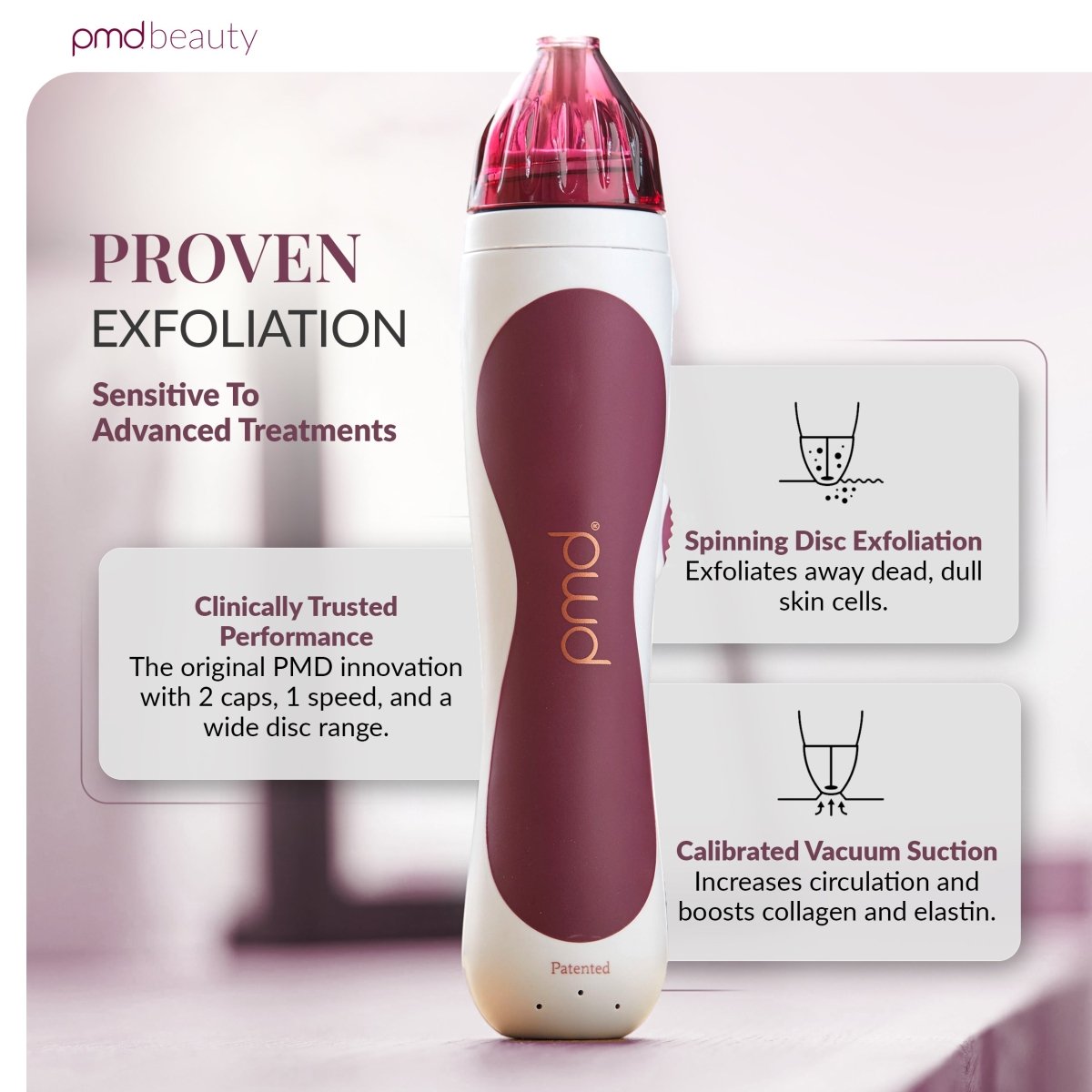 PMD Personal Microderm Clasico Microdermoabrasión en Casa para una Piel Más Suave y Radiante