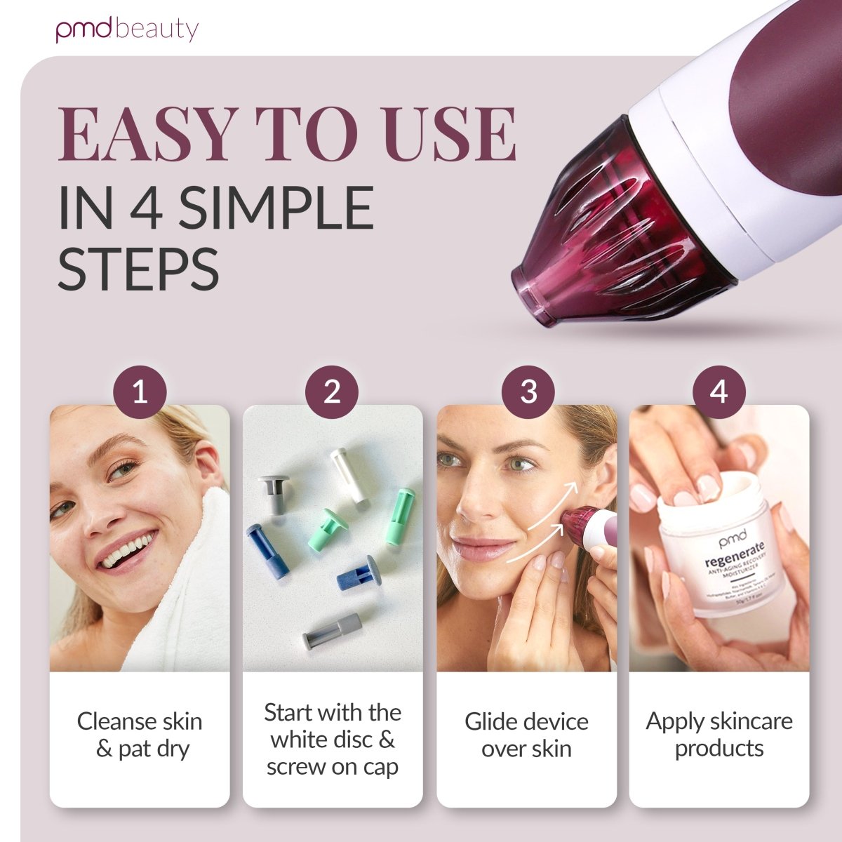 PMD Personal Microderm Clasico Microdermoabrasión en Casa para una Piel Más Suave y Radiante