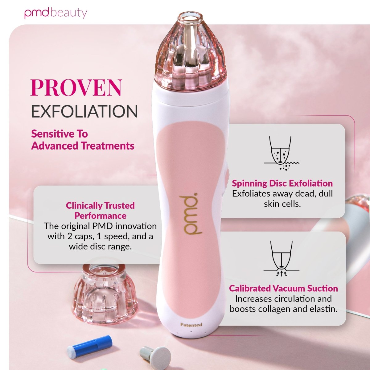 PMD Personal Microderm Clasico Microdermoabrasión en Casa para una Piel Más Suave y Radiante