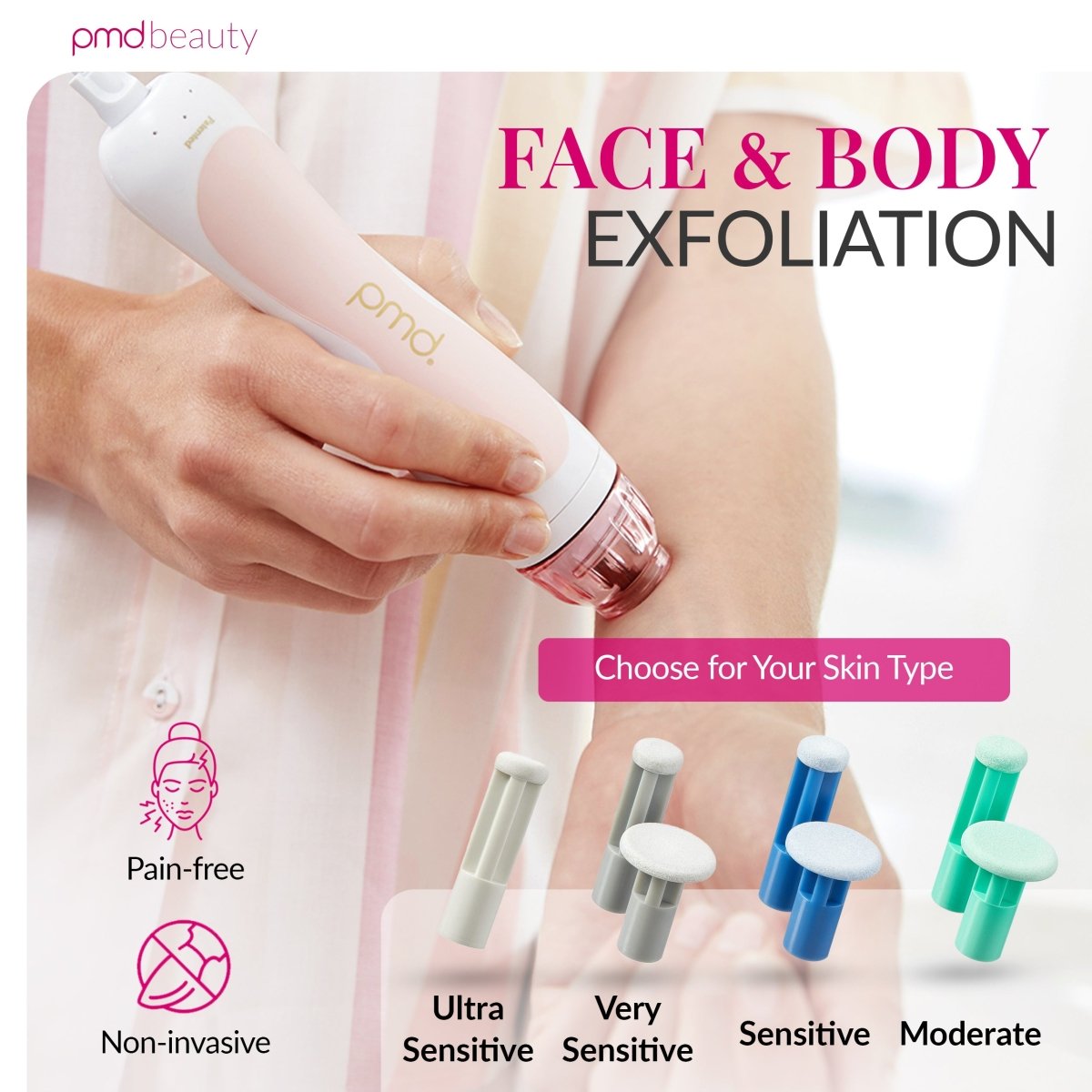 PMD Personal Microderm Clasico Microdermoabrasión en Casa para una Piel Más Suave y Radiante