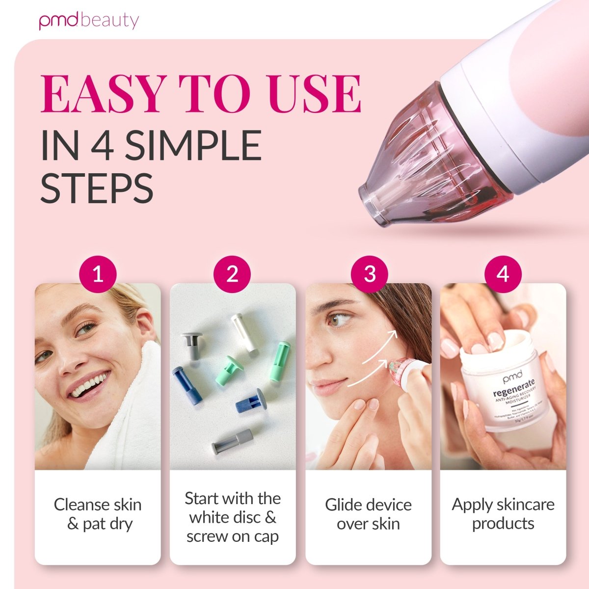 PMD Personal Microderm Clasico Microdermoabrasión en Casa para una Piel Más Suave y Radiante