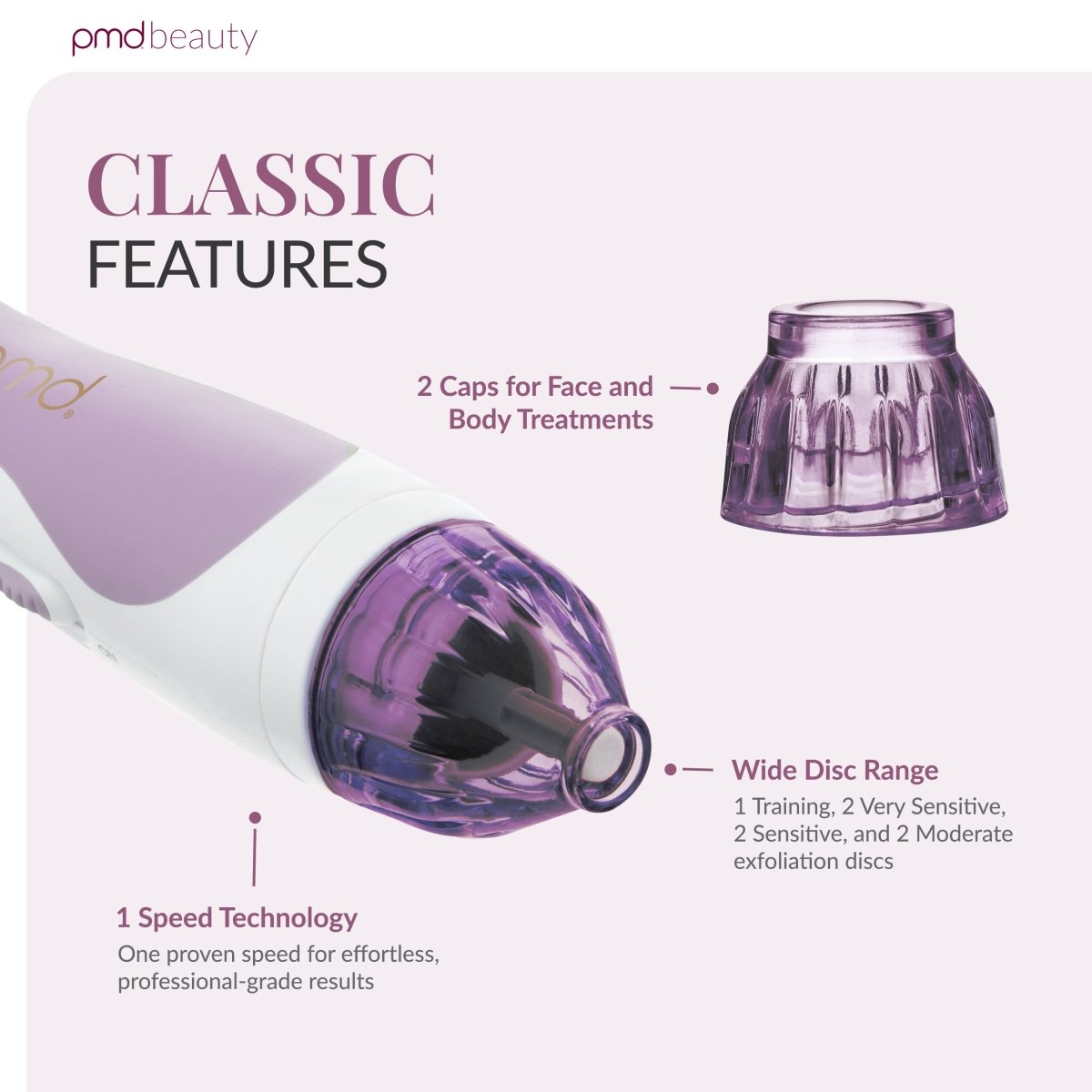 PMD Personal Microderm Clasico Microdermoabrasión en Casa para una Piel Más Suave y Radiante