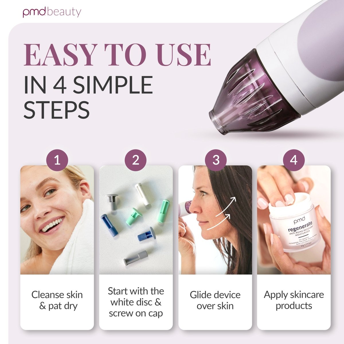 PMD Personal Microderm Clasico Microdermoabrasión en Casa para una Piel Más Suave y Radiante