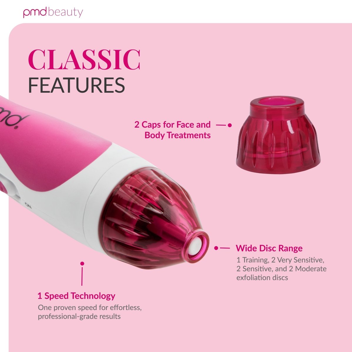 PMD Personal Microderm Clasico Microdermoabrasión en Casa para una Piel Más Suave y Radiante