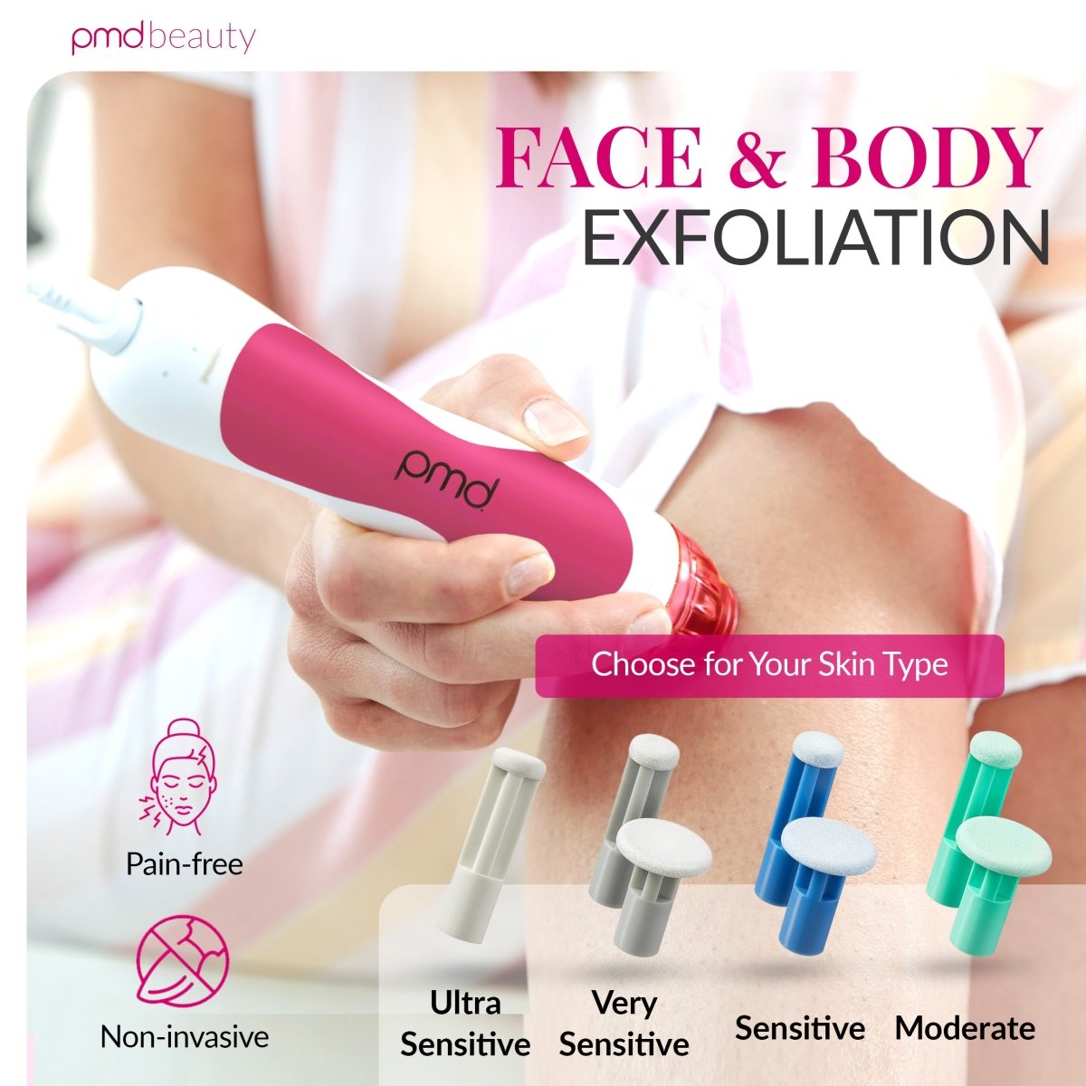 PMD Personal Microderm Clasico Microdermoabrasión en Casa para una Piel Más Suave y Radiante