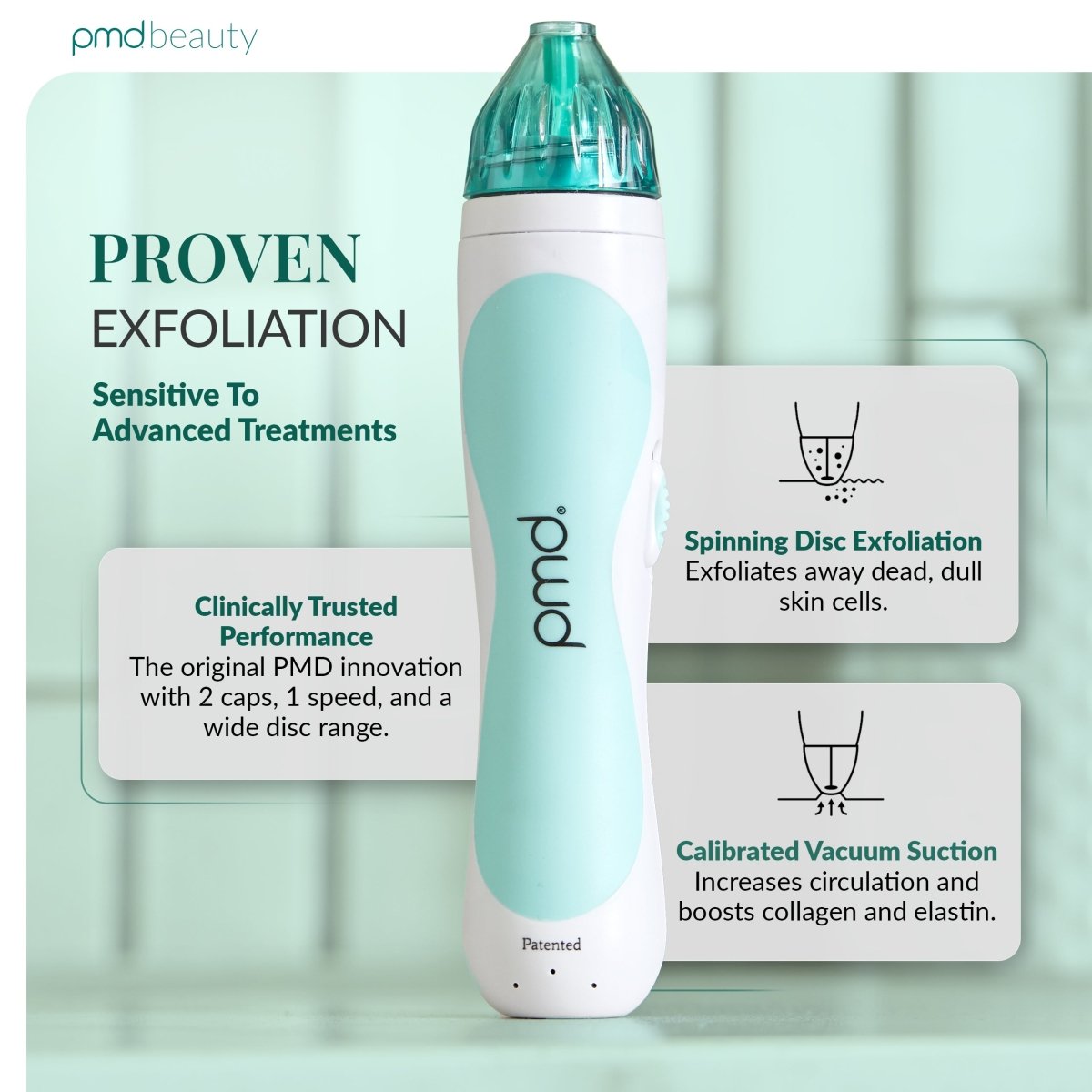PMD Personal Microderm Clasico Microdermoabrasión en Casa para una Piel Más Suave y Radiante