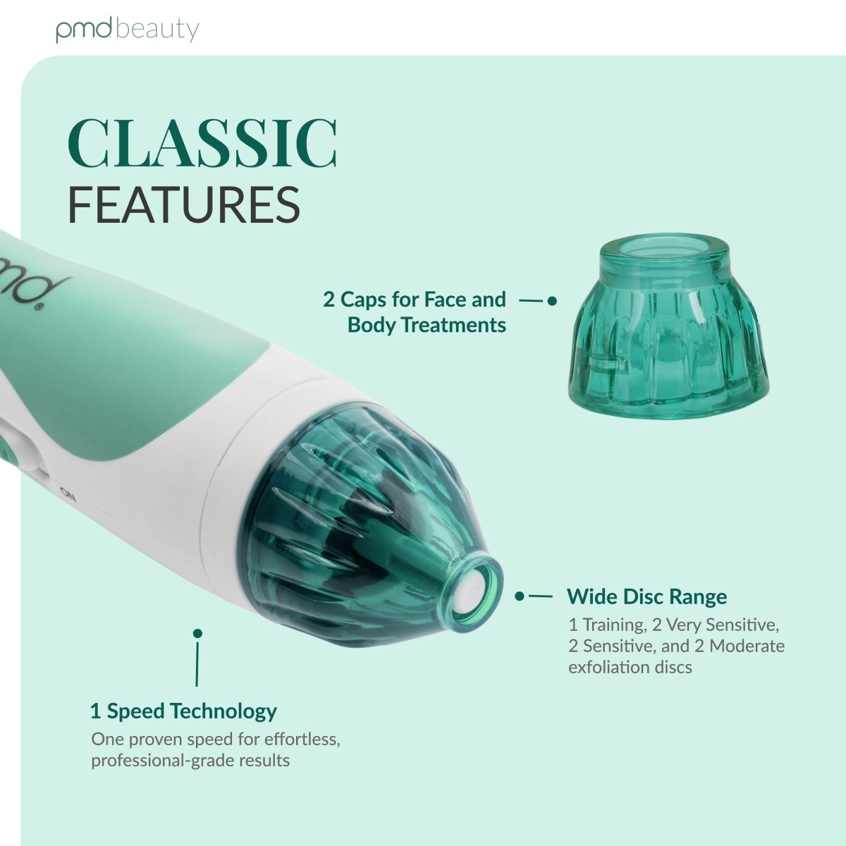 PMD Personal Microderm Clasico Microdermoabrasión en Casa para una Piel Más Suave y Radiante