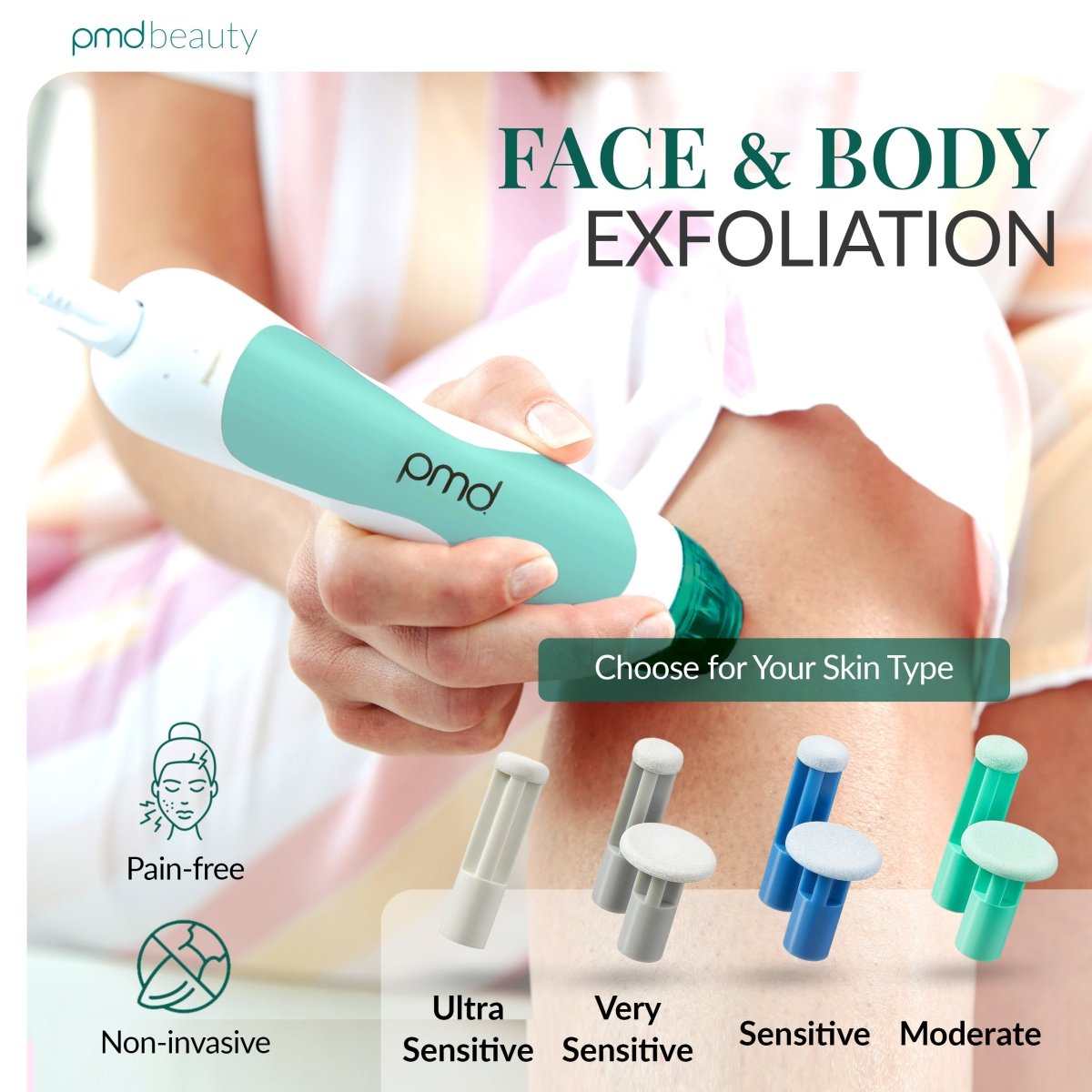 PMD Personal Microderm Clasico Microdermoabrasión en Casa para una Piel Más Suave y Radiante