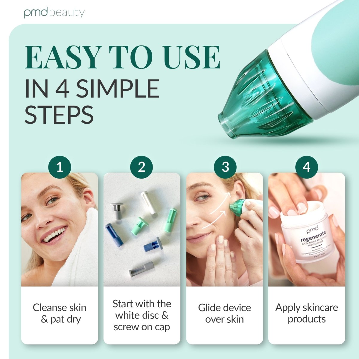 PMD Personal Microderm Clasico Microdermoabrasión en Casa para una Piel Más Suave y Radiante