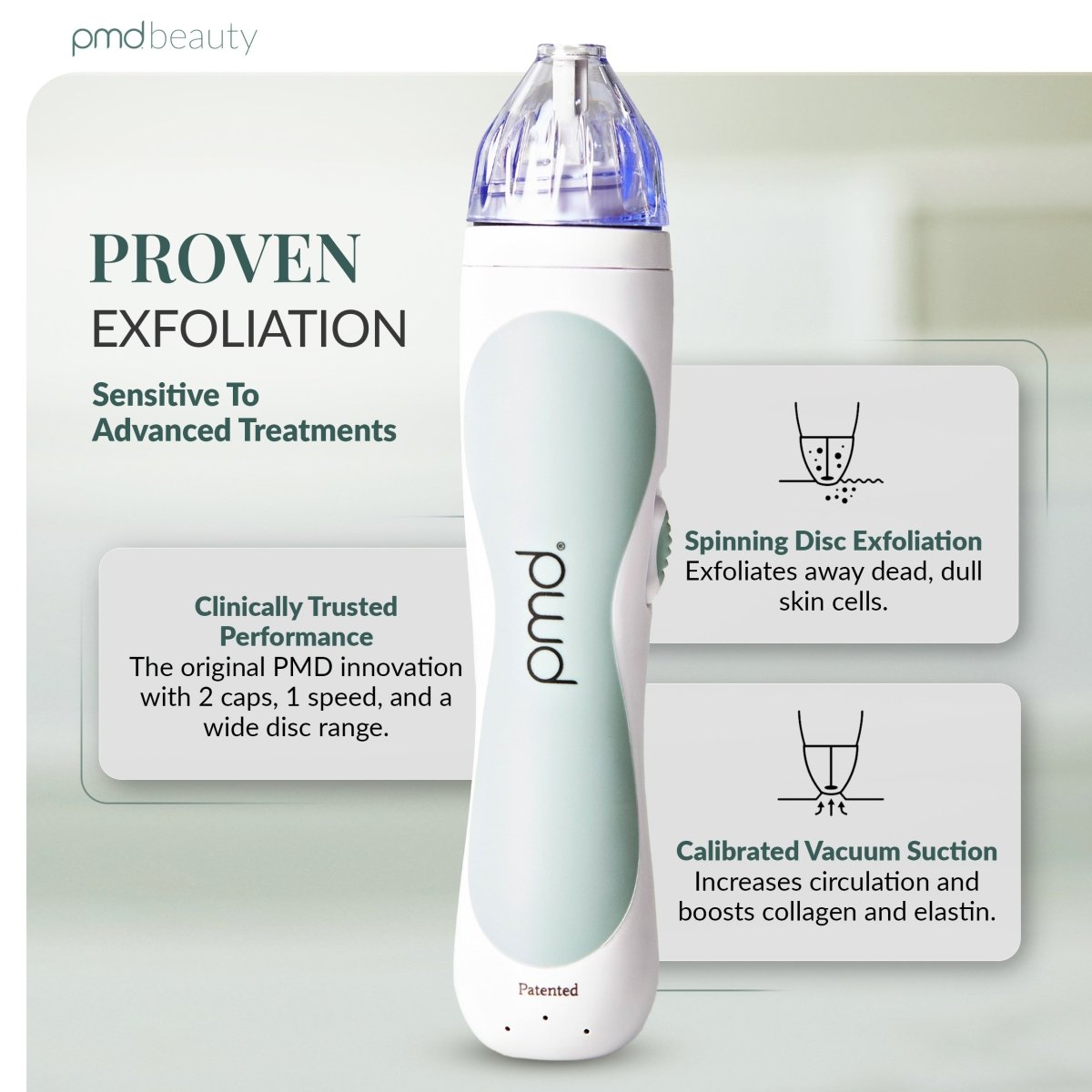 PMD Personal Microderm Clasico Microdermoabrasión en Casa para una Piel Más Suave y Radiante