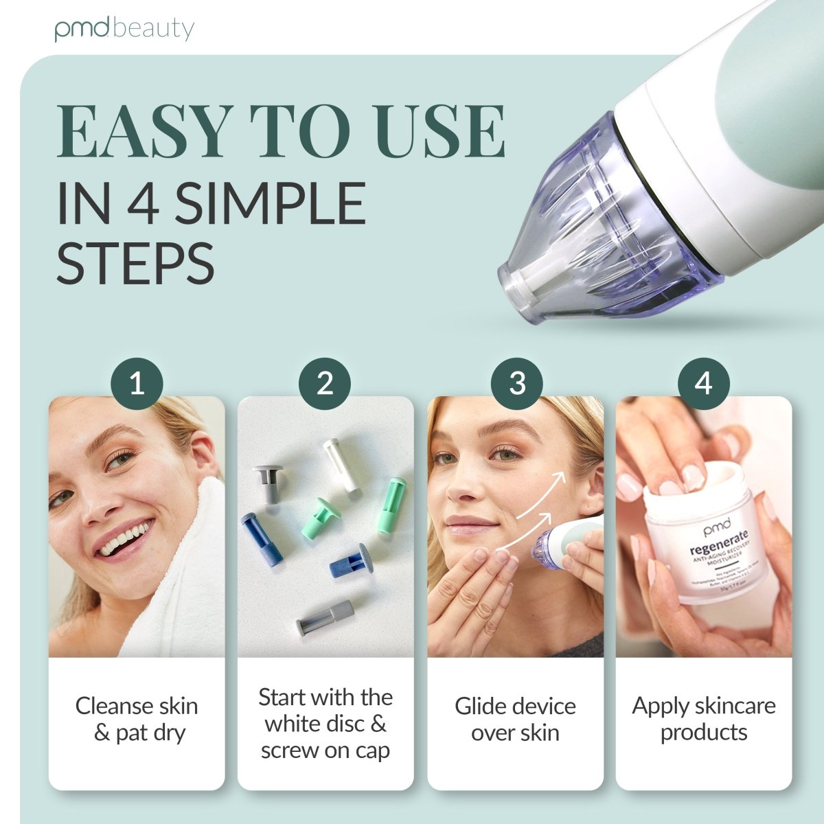 PMD Personal Microderm Clasico Microdermoabrasión en Casa para una Piel Más Suave y Radiante