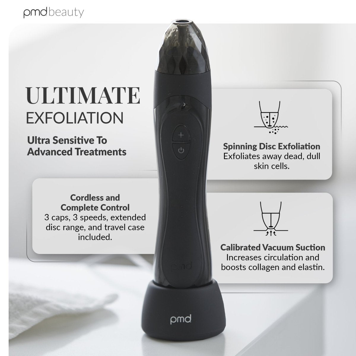 PMD Personal Microderm Elite Pro Microdermoabrasión Profesional para Rostro y Cuerpo