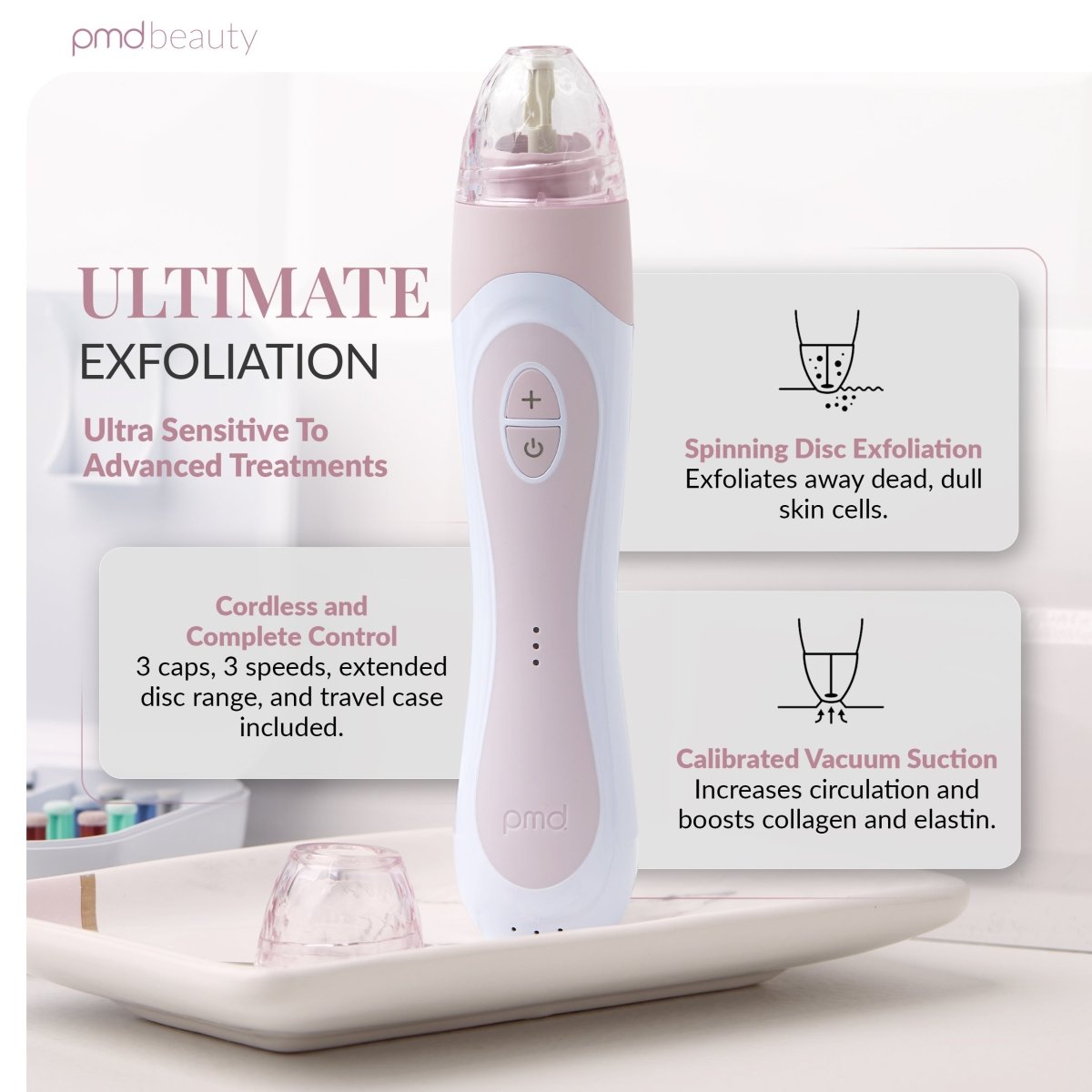 PMD Personal Microderm Elite Pro Microdermoabrasión Profesional para Rostro y Cuerpo