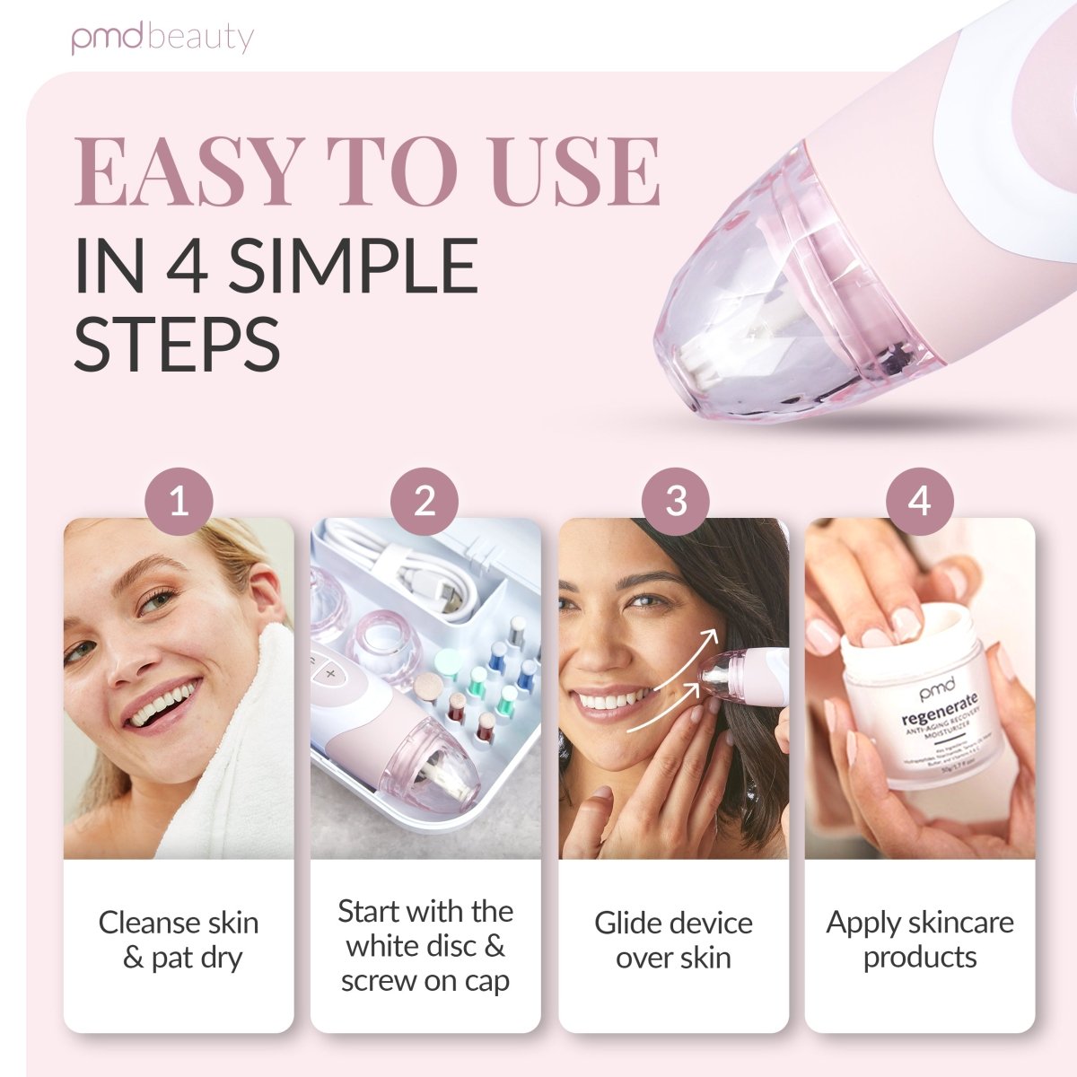 PMD Personal Microderm Elite Pro Microdermoabrasión Profesional para Rostro y Cuerpo