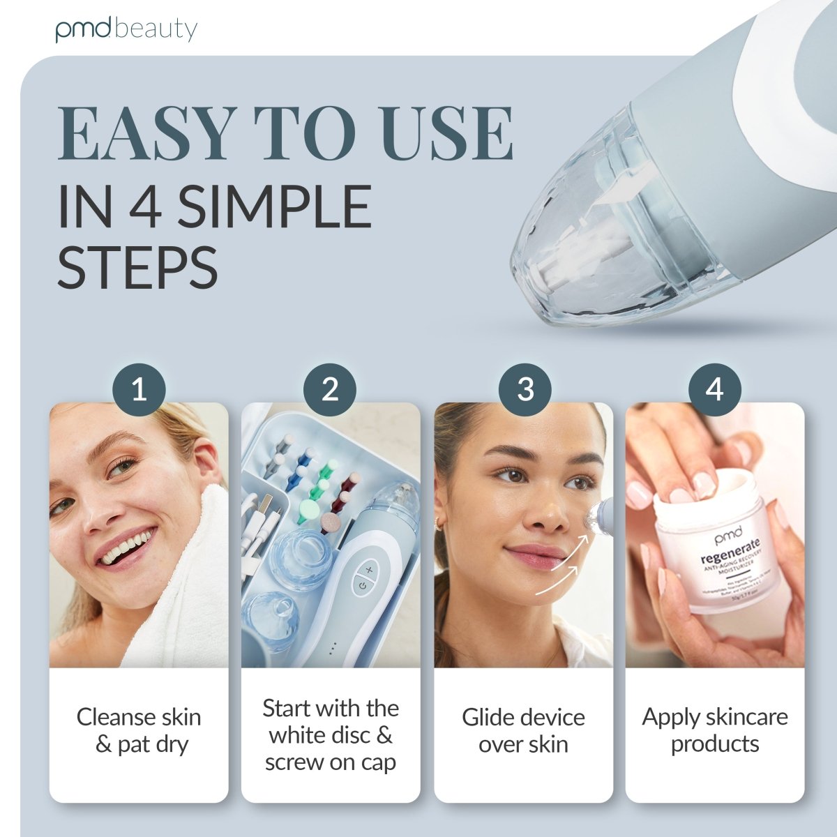 PMD Personal Microderm Elite Pro Microdermoabrasión Profesional para Rostro y Cuerpo