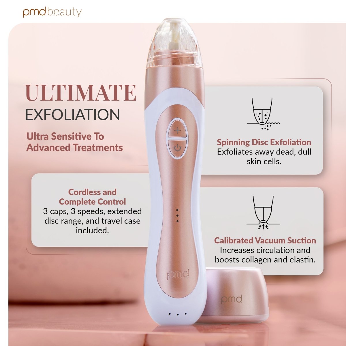 PMD Personal Microderm Elite Pro Microdermoabrasión Profesional para Rostro y Cuerpo