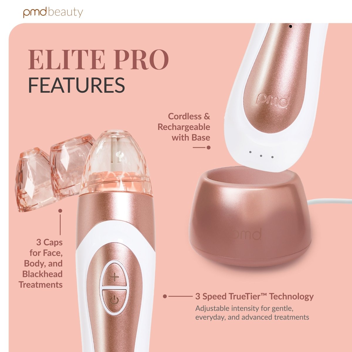 PMD Personal Microderm Elite Pro Microdermoabrasión Profesional para Rostro y Cuerpo