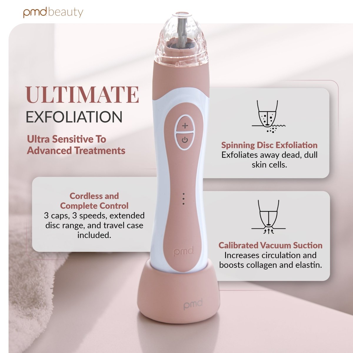PMD Personal Microderm Elite Pro Microdermoabrasión Profesional para Rostro y Cuerpo