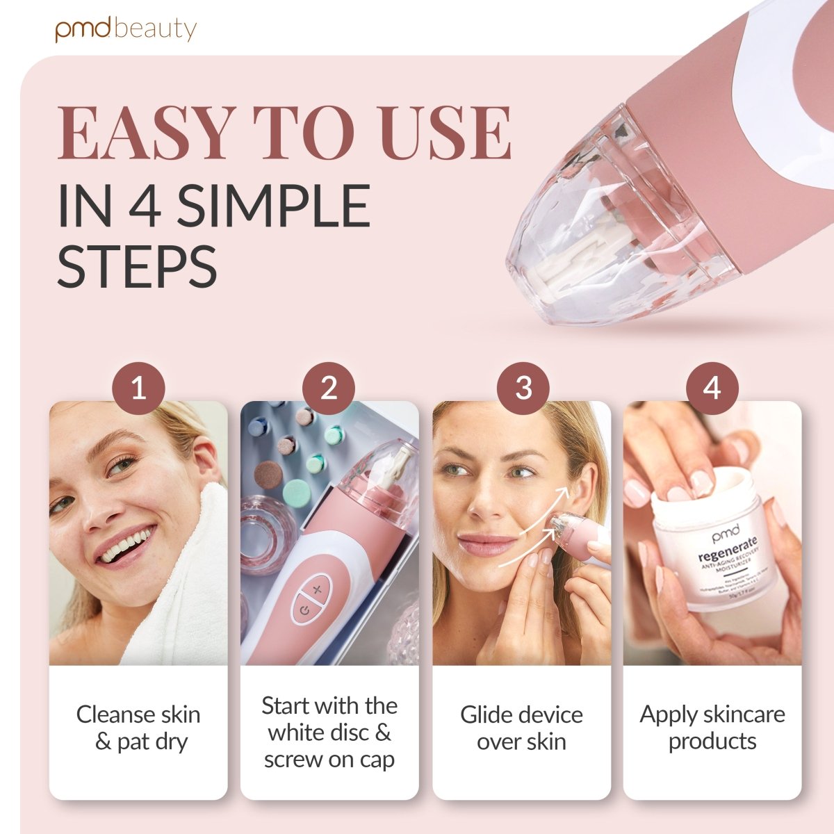 PMD Personal Microderm Elite Pro Microdermoabrasión Profesional para Rostro y Cuerpo