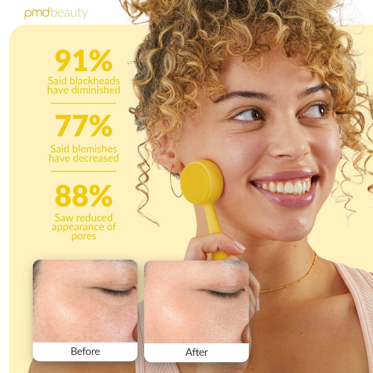 PMD Clean Mini | Cepillo Facial de Silicona para Limpieza Profunda y Rejuvenecimiento Facial