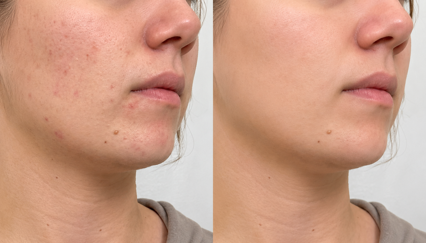 PMD Clean Redvolution Cepillo Facial con Terapia de Luz Roja LED para Limpieza Profunda