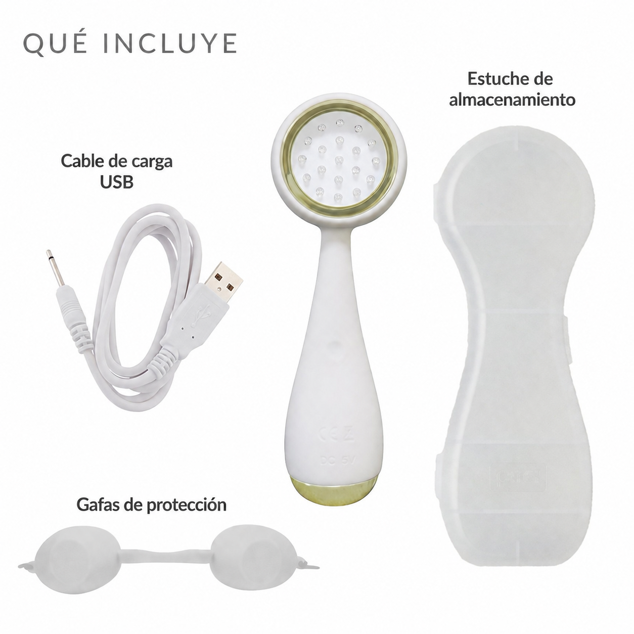 PMD Clean Redvolution Cepillo Facial con Terapia de Luz Roja LED para Limpieza Profunda