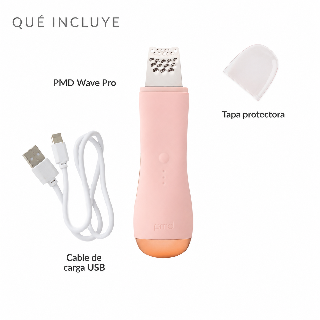 PMD WavePro Dispositivo para Limpieza Profunda de Poros, Eliminación de Puntos Negros y Reafirmación Facial