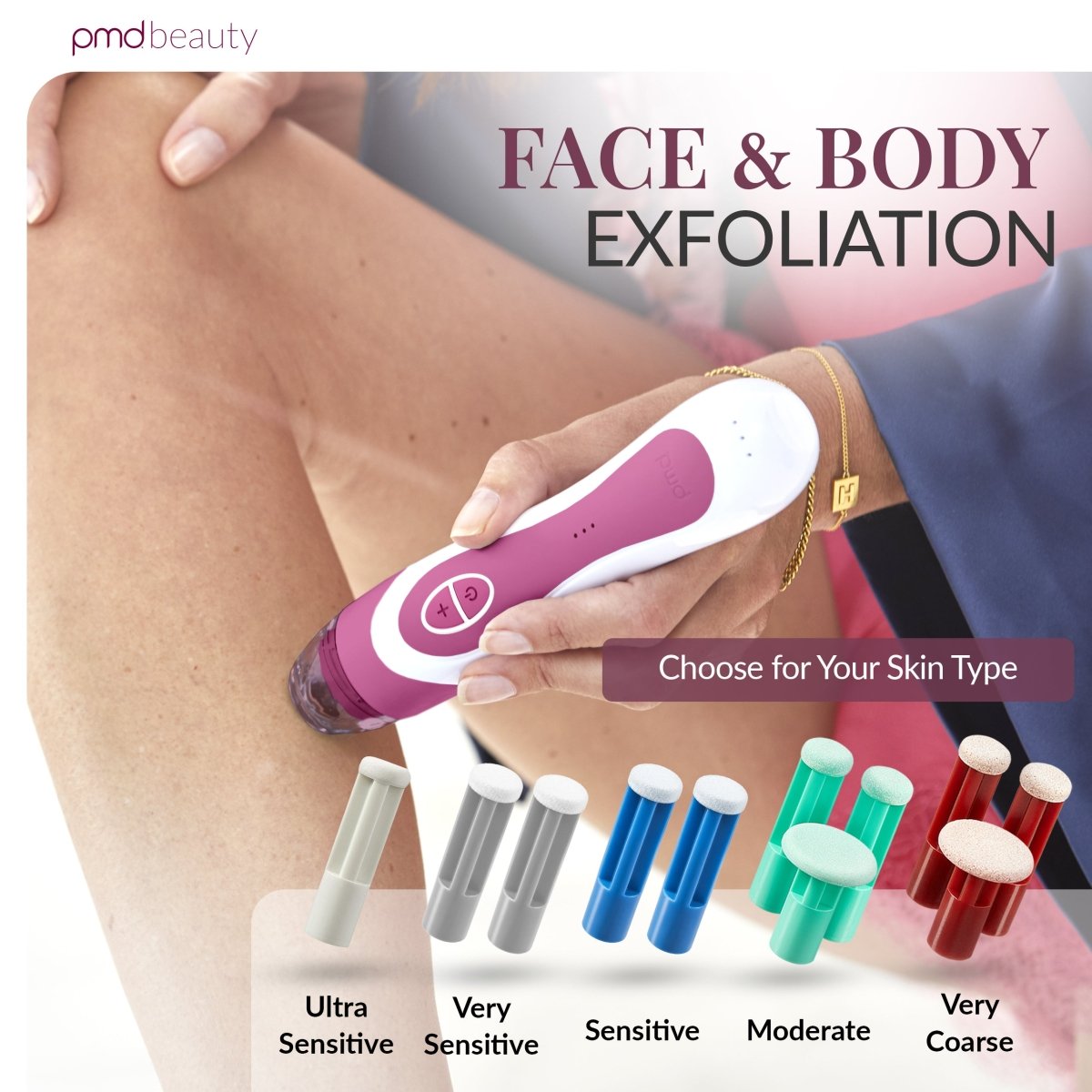 PMD Personal Microderm Elite Pro Microdermoabrasión Profesional para Rostro y Cuerpo