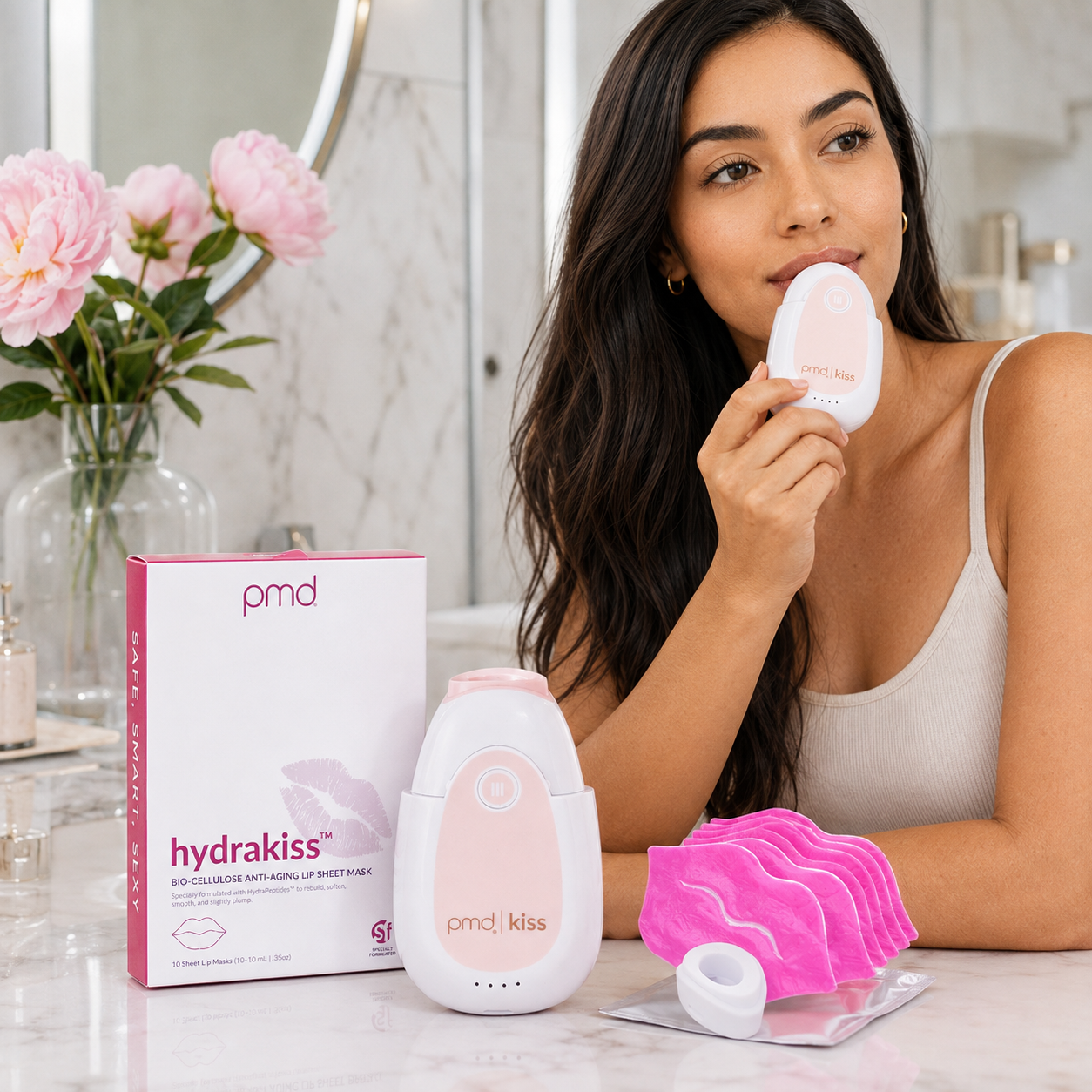 Combo: PMD Kiss + 10 Mascarillas Hydrakiss para Labios