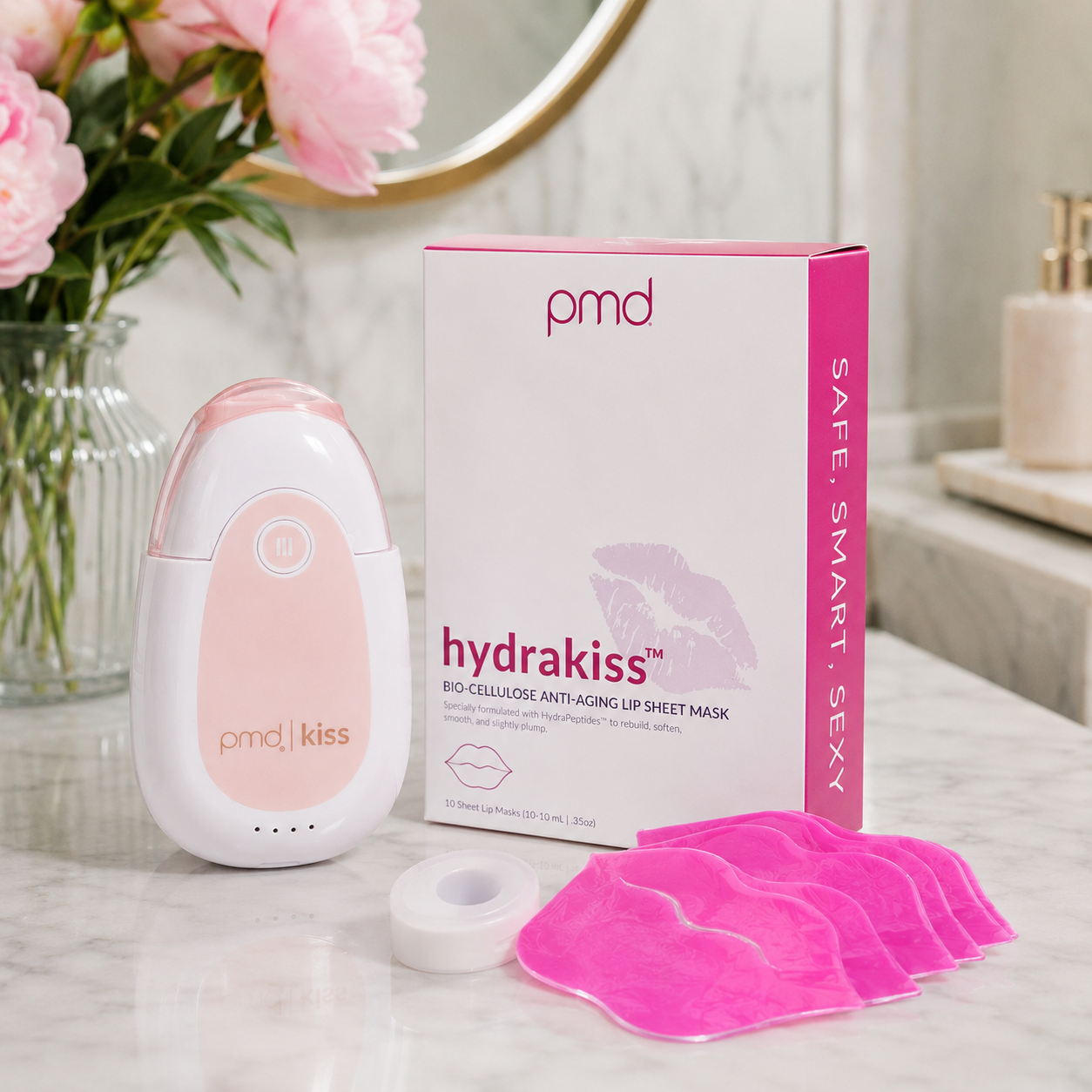 Combo: PMD Kiss + 10 Mascarillas Hydrakiss para Labios