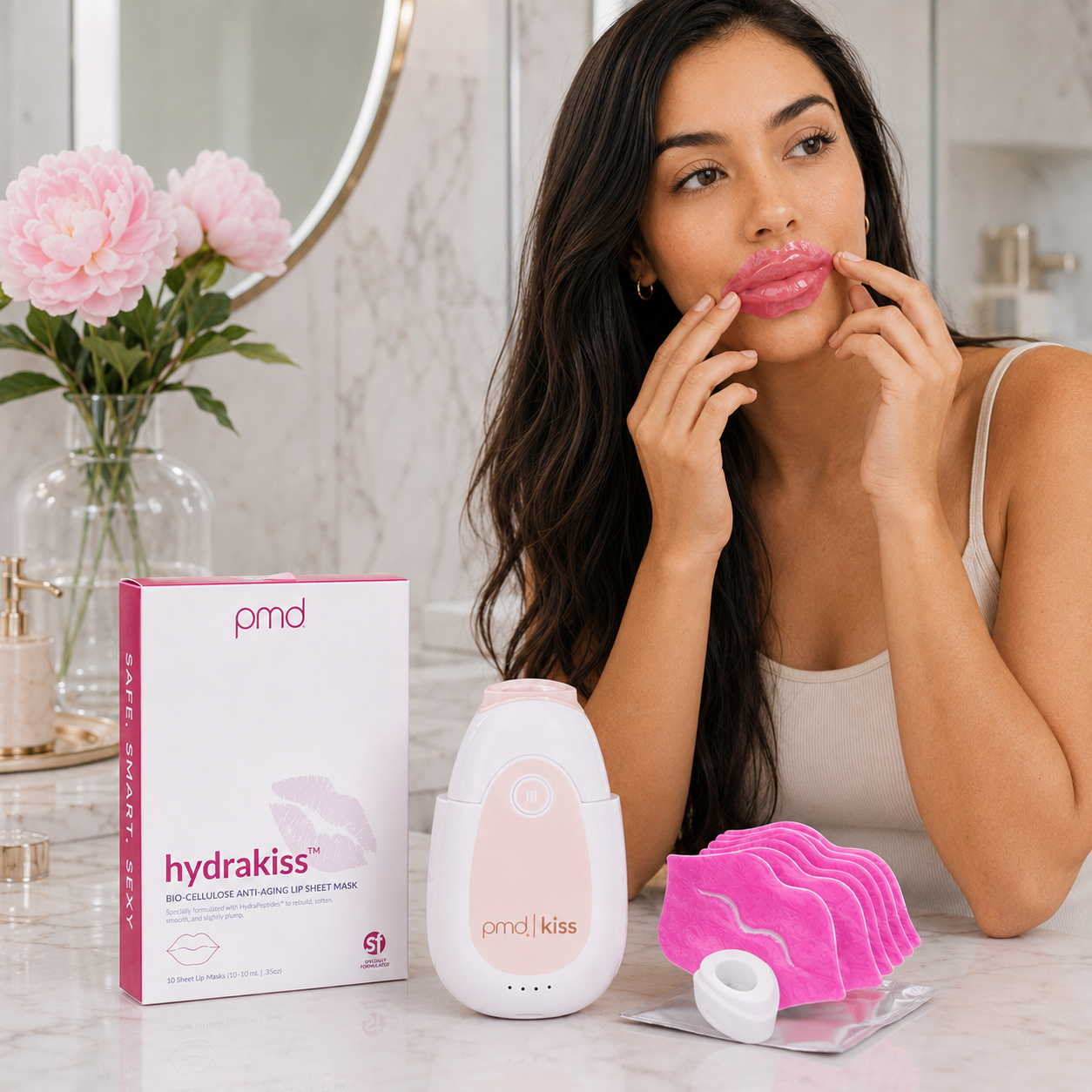 Combo: PMD Kiss + 10 Mascarillas Hydrakiss para Labios