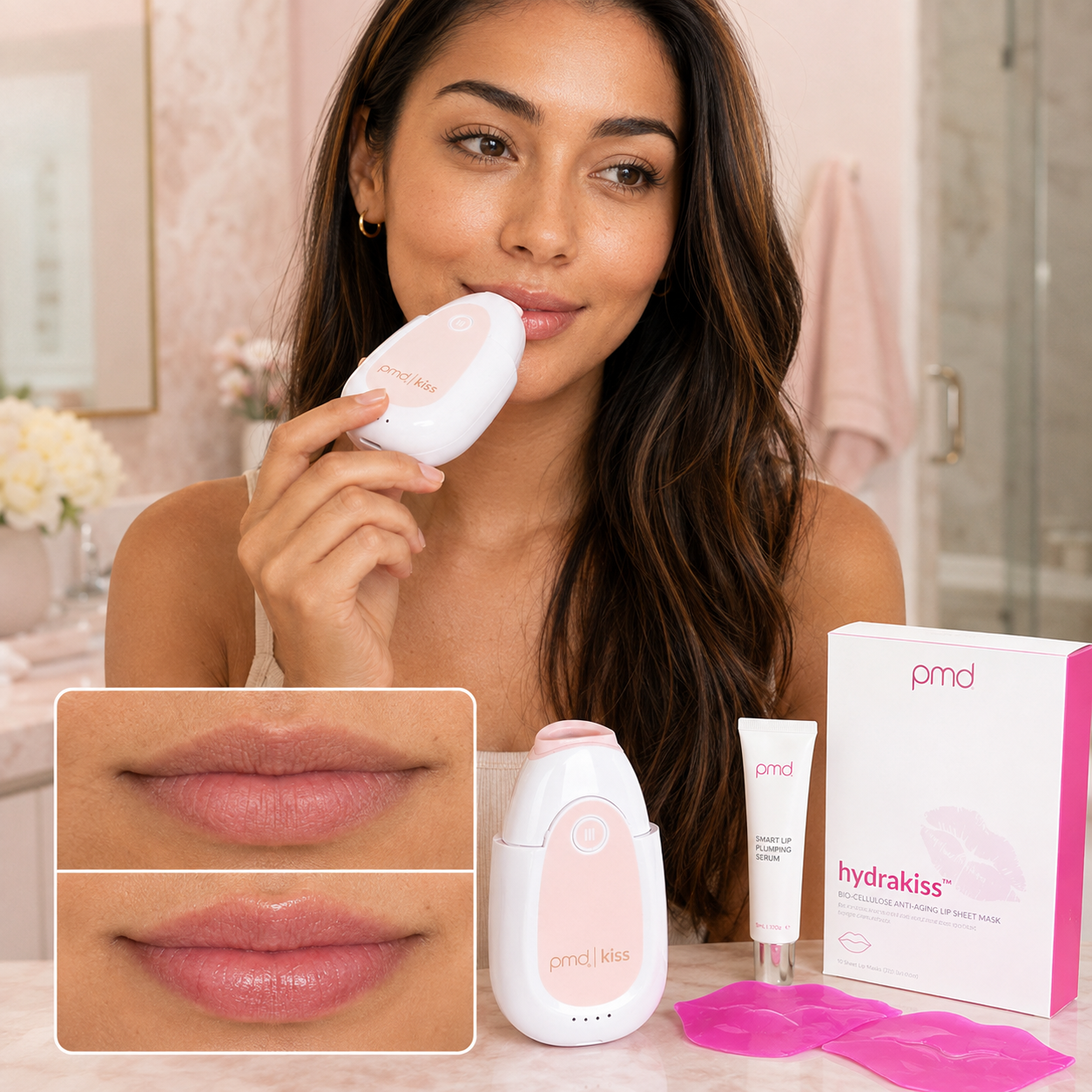 Combo: PMD Kiss + 10 Mascarillas Hydrakiss para Labios