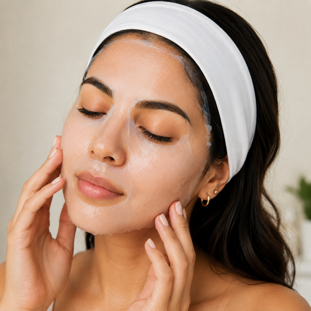 Mascarilla Facial de Colágeno para Hidratación y Antiedad
