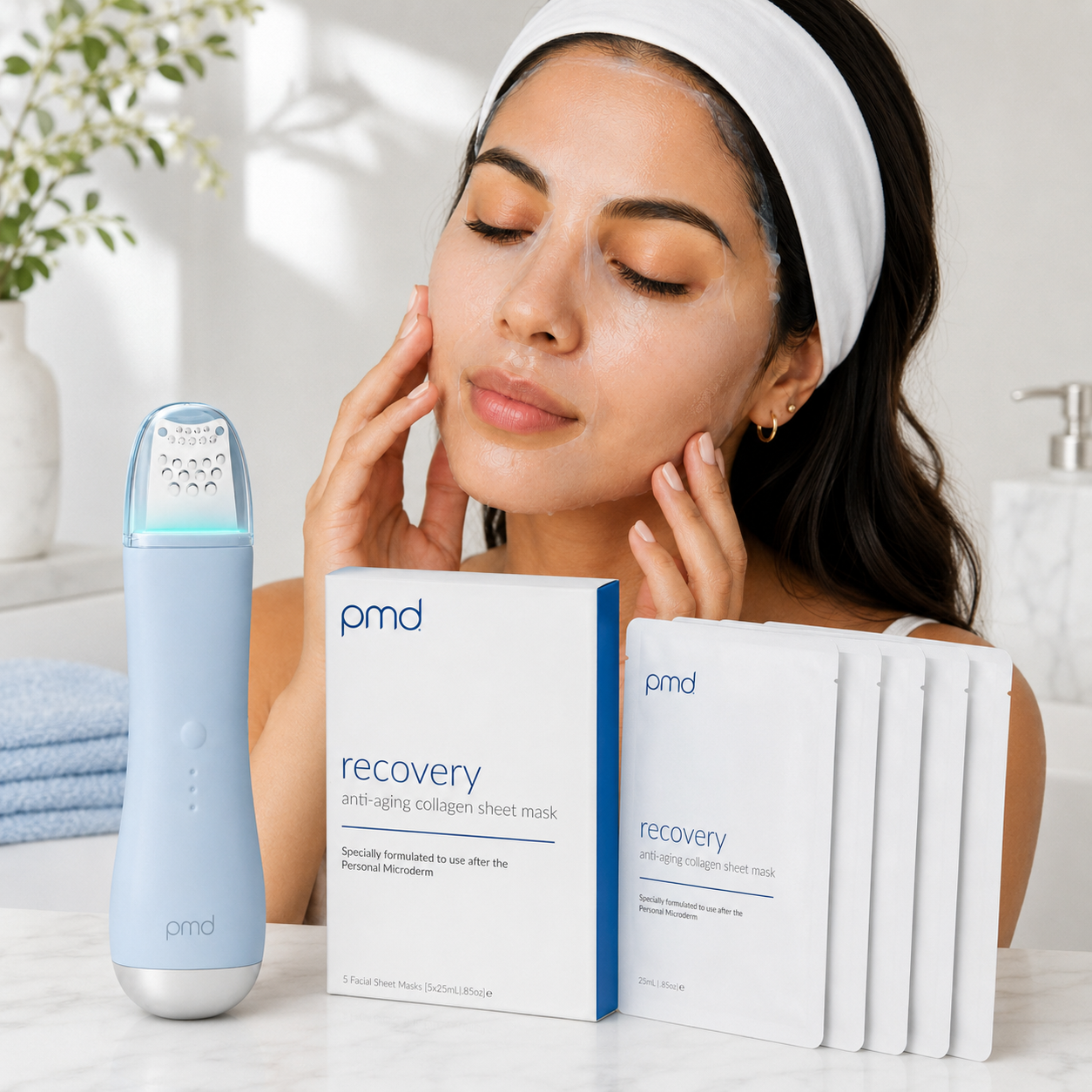 Combo: PMD WavePro + 5 Mascarillas Faciales de Colágeno